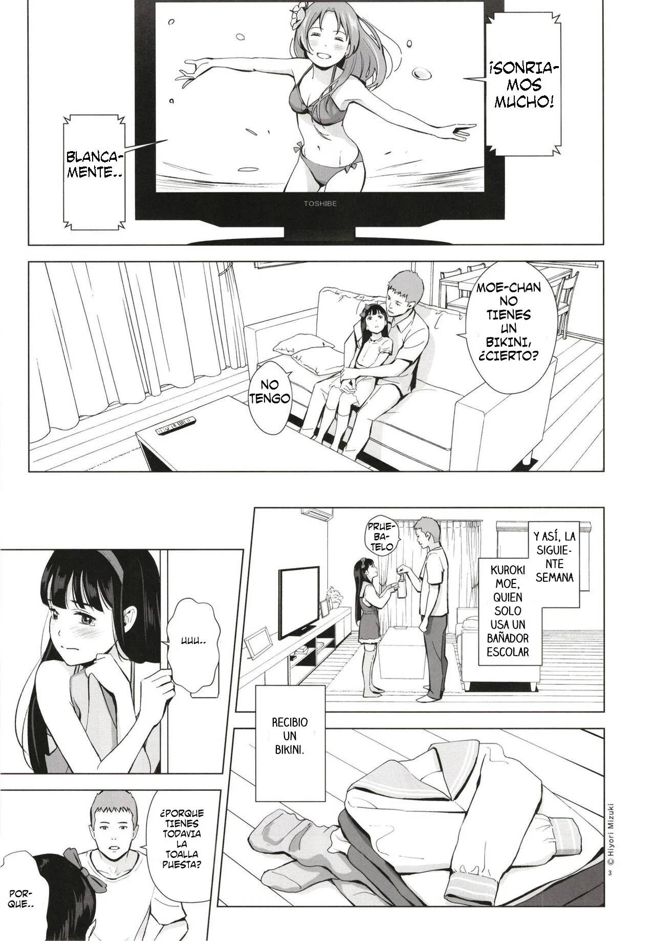 Senobi Shoujo to Icha Love Seikatsu Kuroki Moe 13-sai | Lovey dovey everyday with a growing girl Kuroki Moe 13 Years Old page 5 full