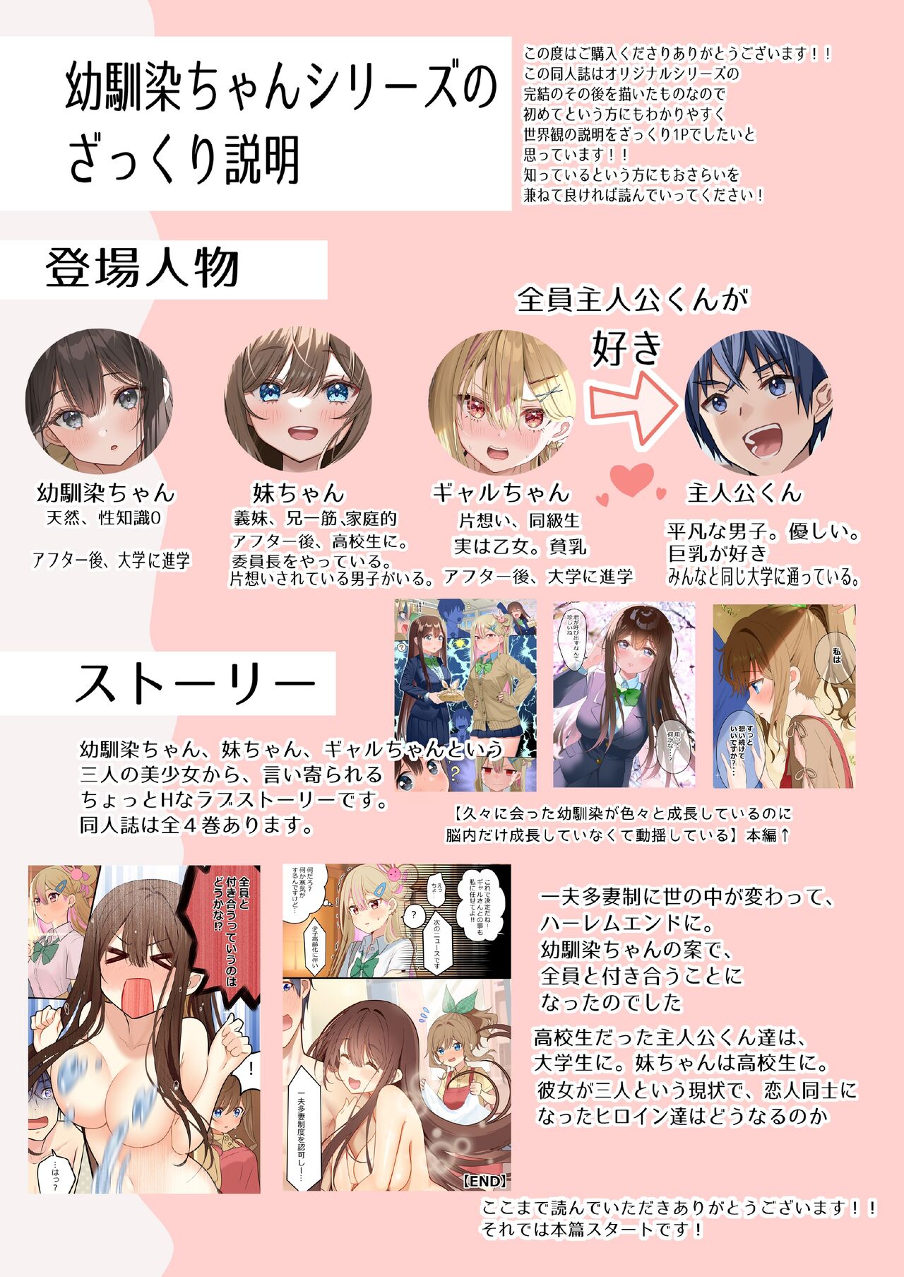 Osananajimi-chan Series Urabon - Childhood Friend Series Back Book page 2 full