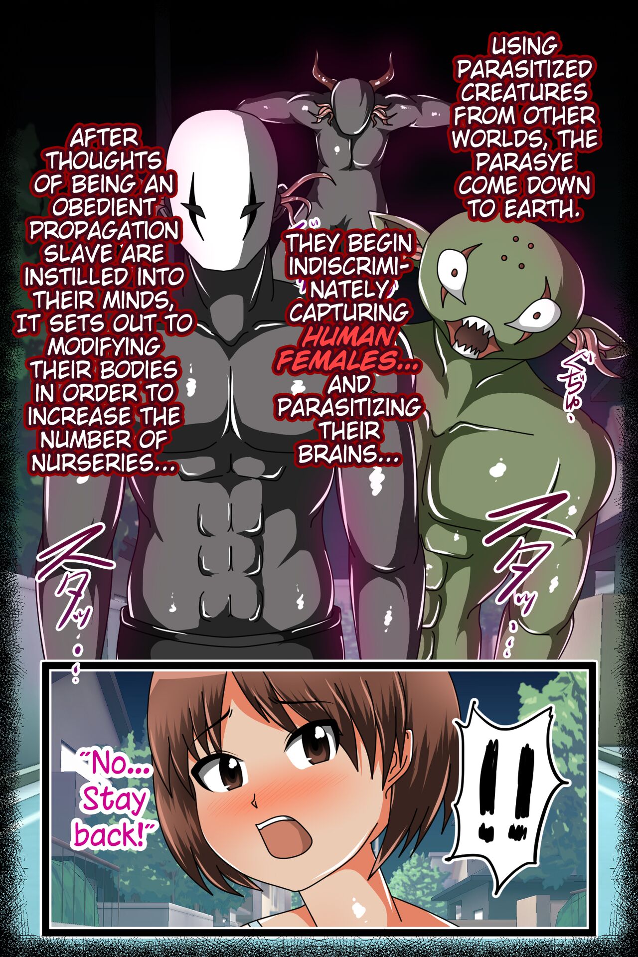 Akuochi Kisei Seibutsu - Nou to Seiki o Kaizou Sare Hanshokuyou Naedoko Sentouin to Natta Onna-tachi no Kyousei Koubi Kiroku page 3 full