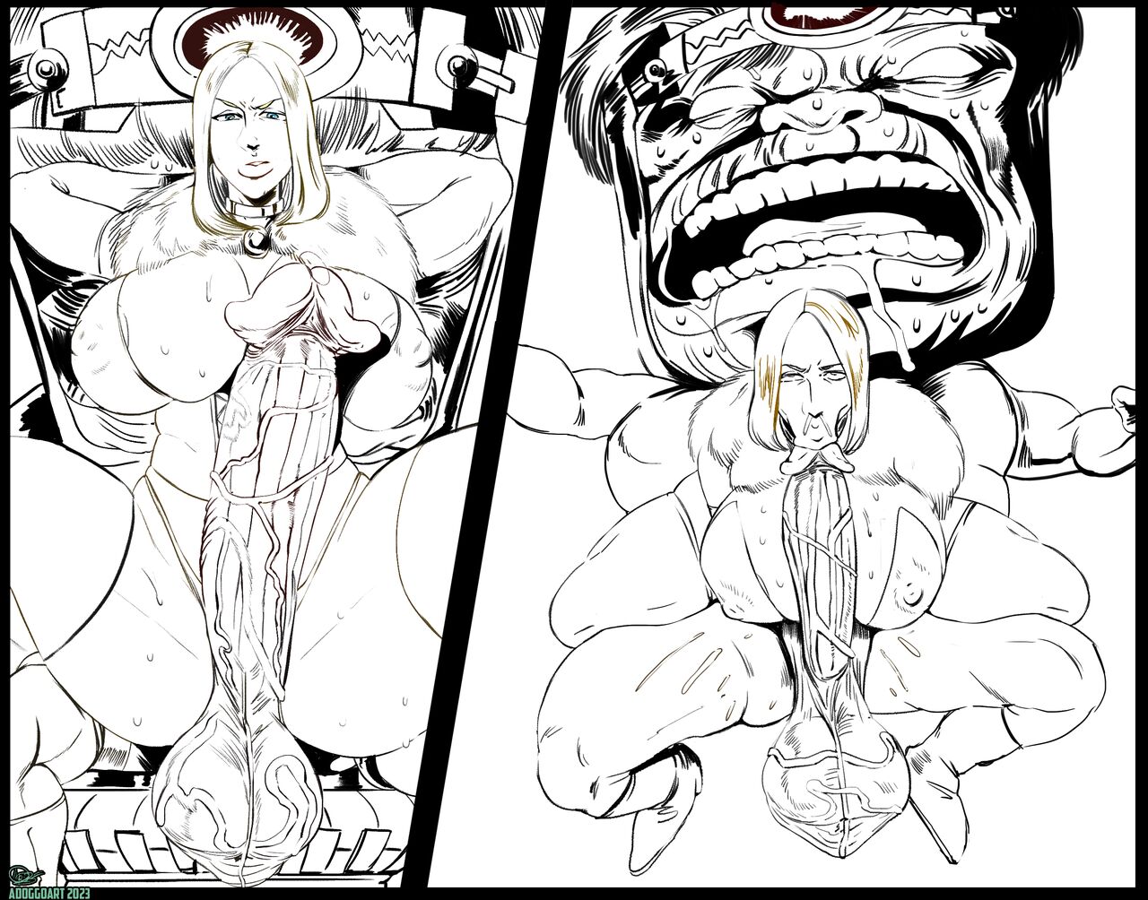 Emma Frost Vs MODOK page 4 full