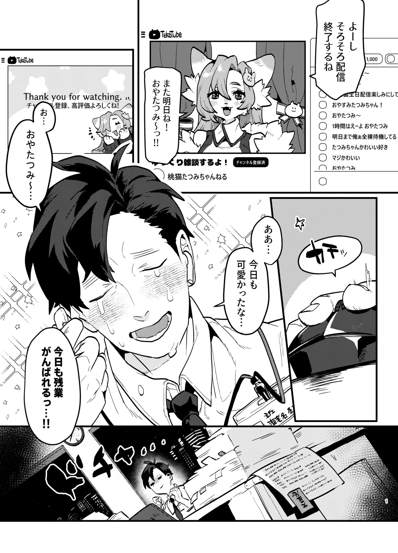 Oshikatsu Shachiku ga Isekai Tensho TF shitara Mesukemo datta Ken page 2 full