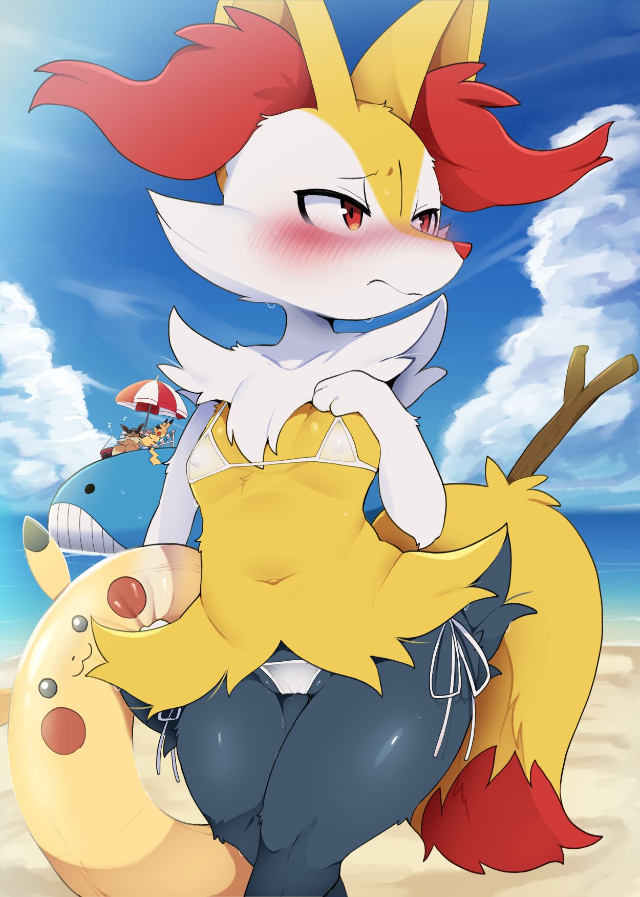 Braixen by The Beach - Dagasi page 1 full