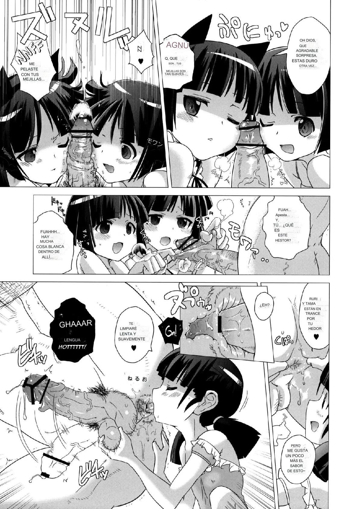 Kuroneko-tei no Hidoku Yasashii Shimai | Las Hermanas Cruelmente Amables de la Finca Kuroneko page 8 full
