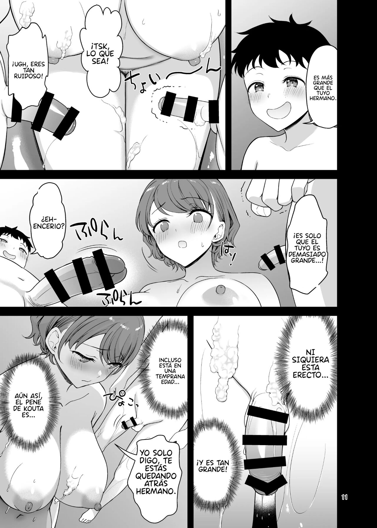 Boku no Mama wa Otouto no Mae de dake Dosukebe ni Naru | Mi mamá sólo se vuelve pervertida delante de mi hermano. page 10 full