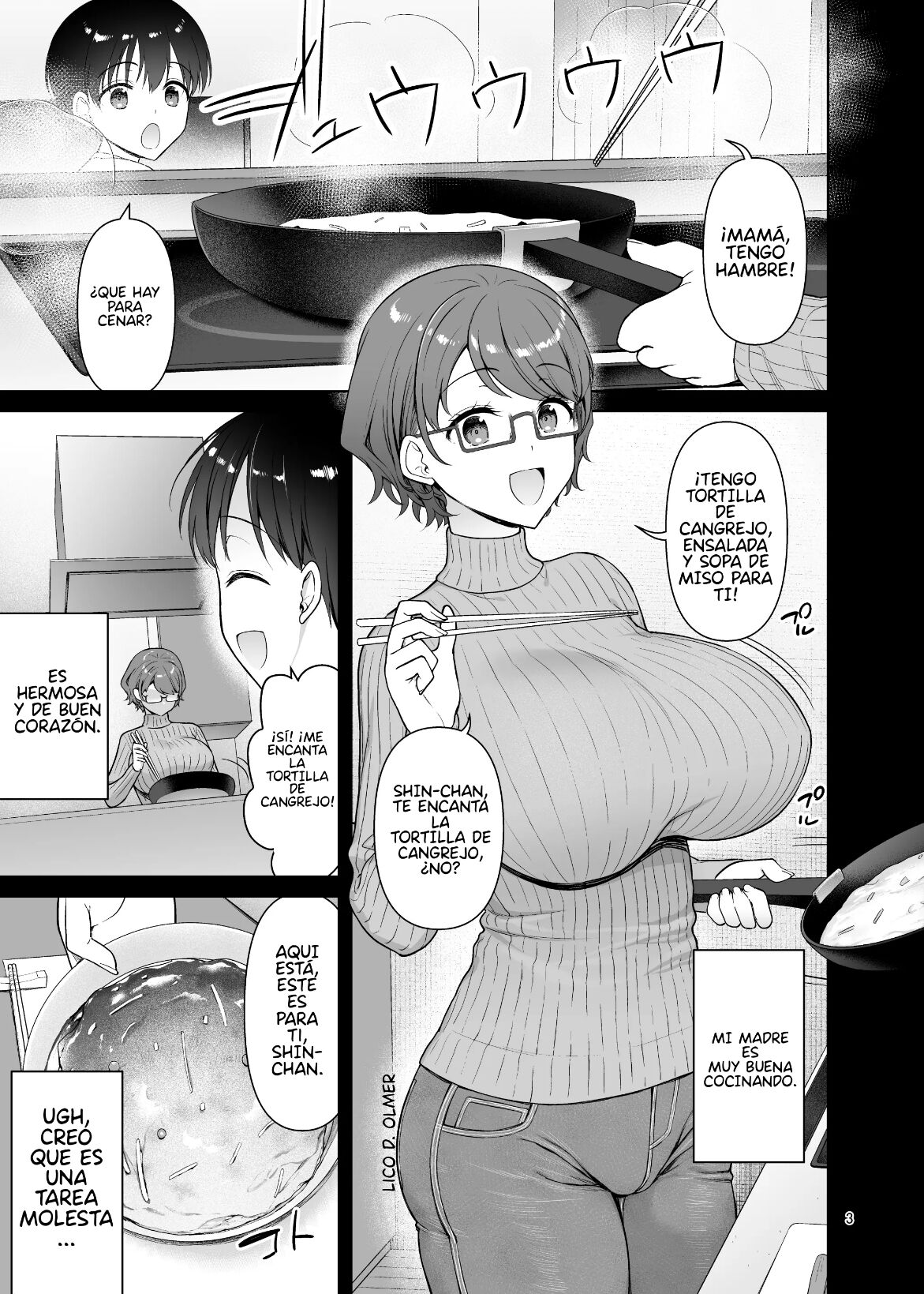 Boku no Mama wa Otouto no Mae de dake Dosukebe ni Naru | Mi mamá sólo se vuelve pervertida delante de mi hermano. page 2 full