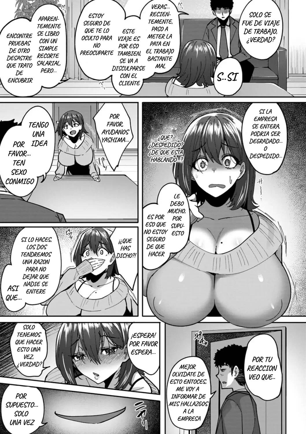 Kyonyuu Tsuma  wa Hamerareru - Trapped busty wife page 8 full