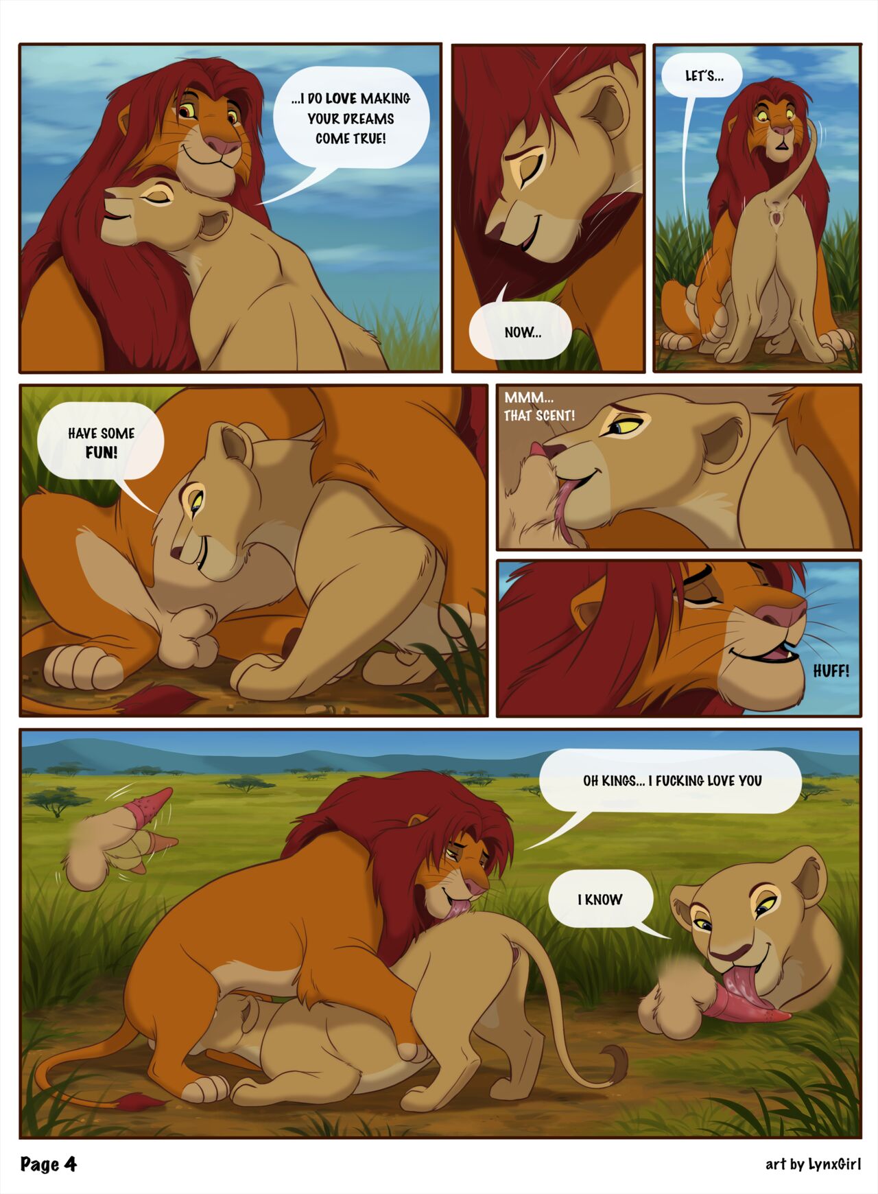 Unnamed Lion King Comic page 4 full
