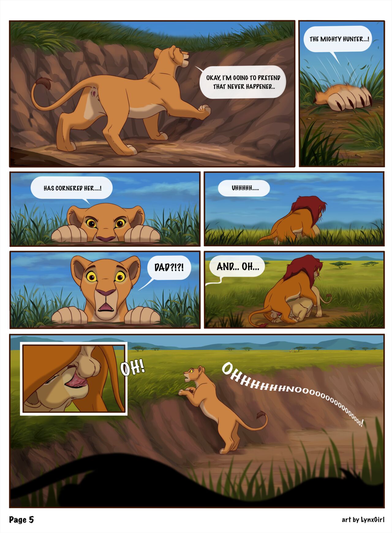 Unnamed Lion King Comic page 5 full