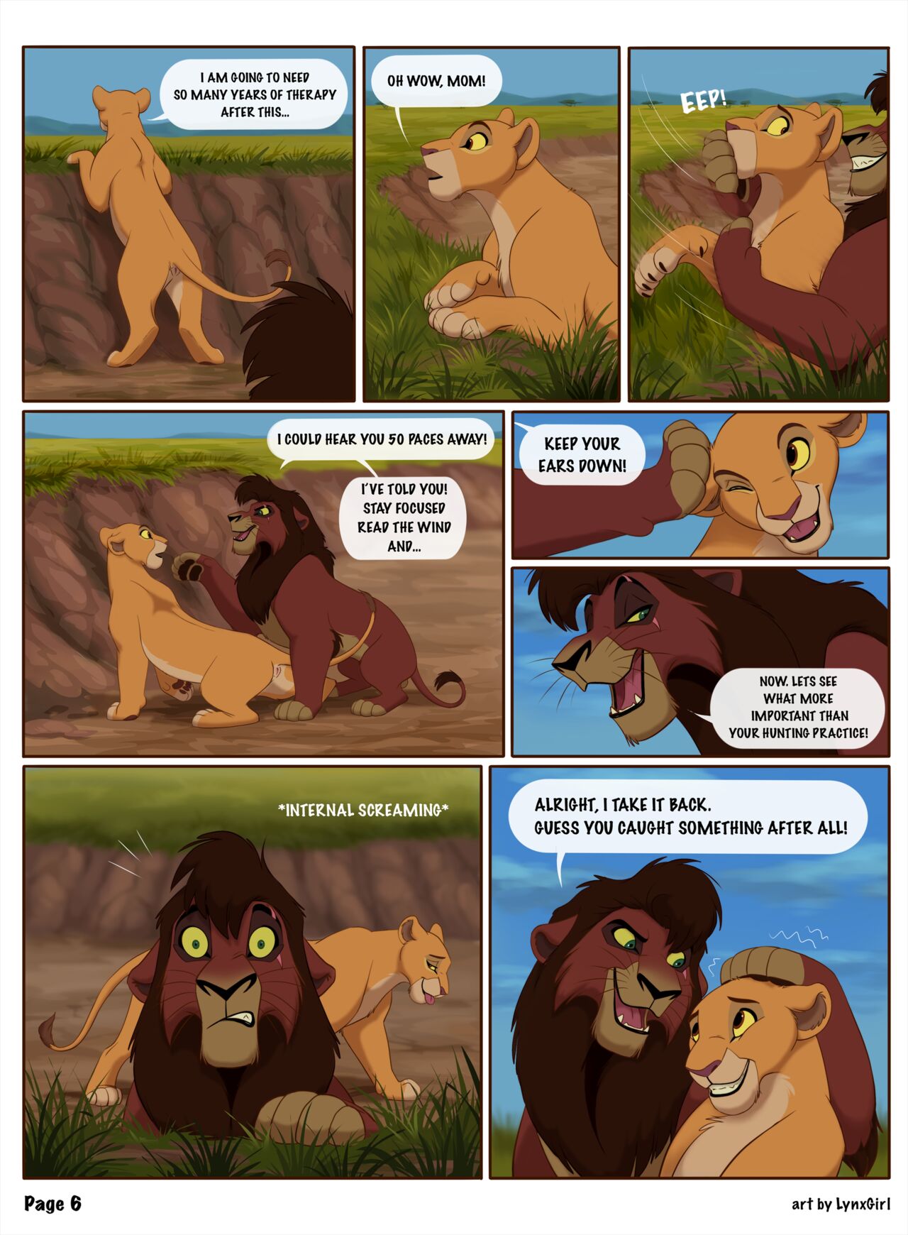 Unnamed Lion King Comic page 6 full