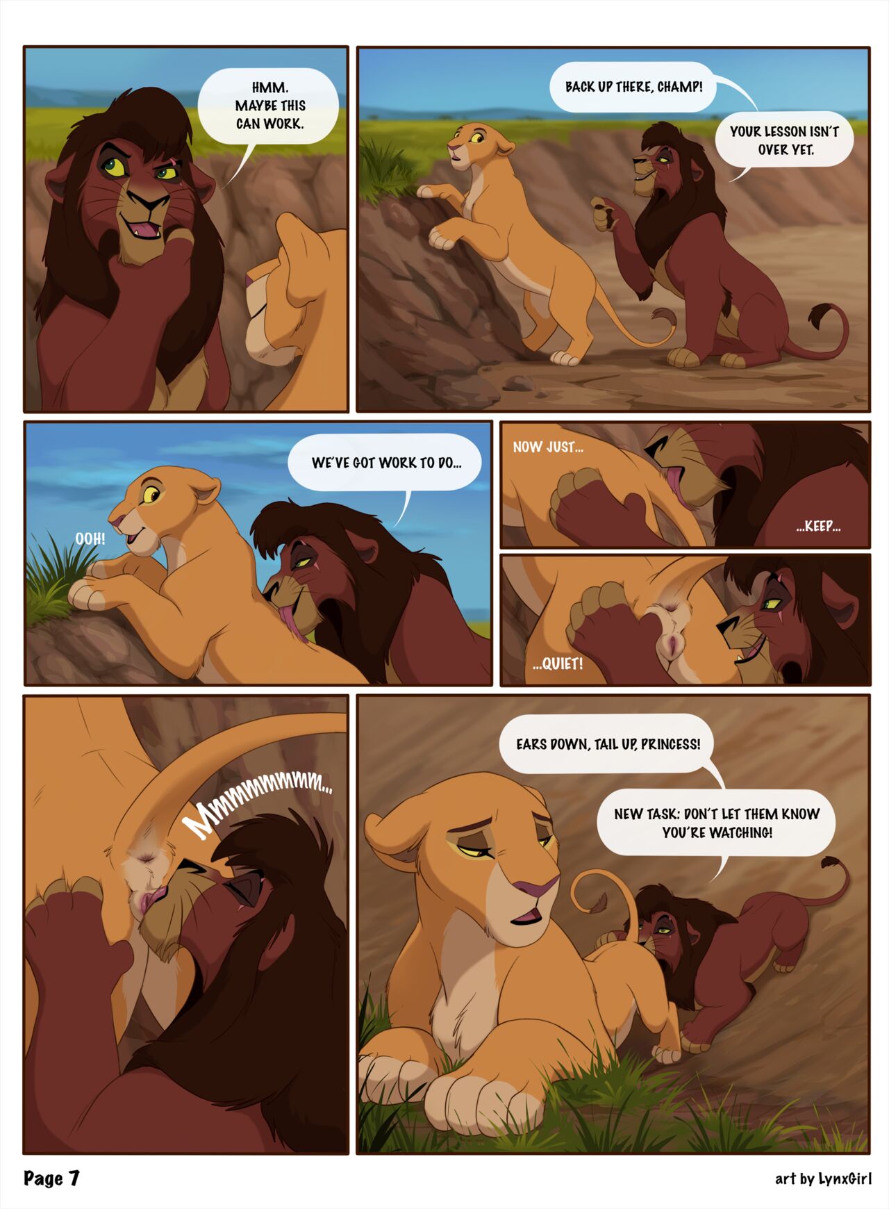 Unnamed Lion King Comic page 7 full