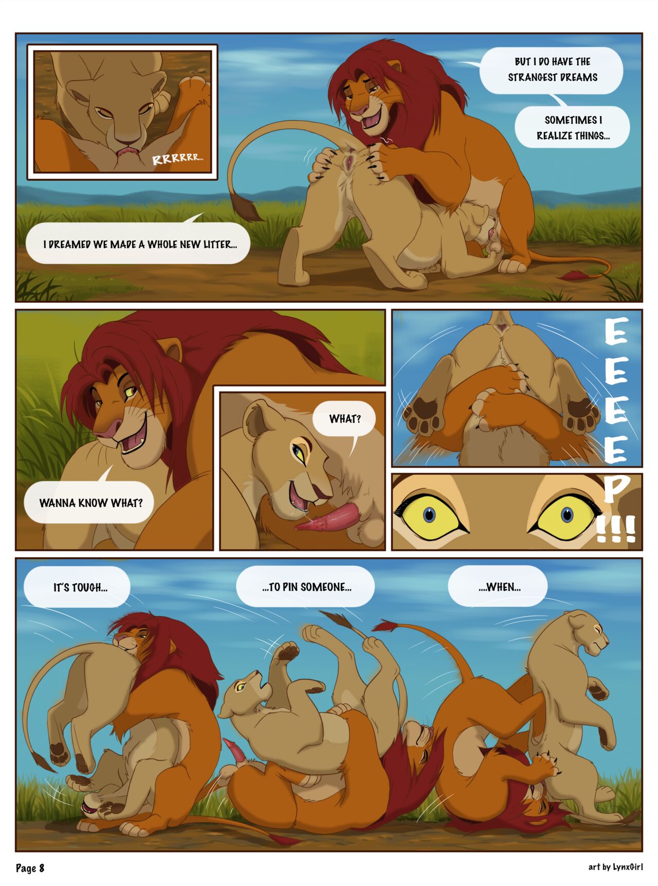 Unnamed Lion King Comic page 8 full