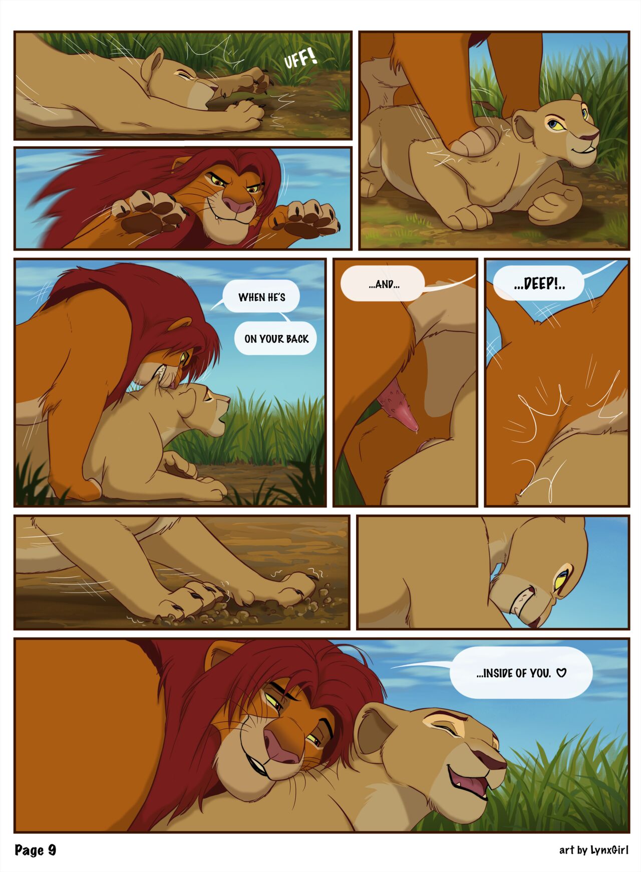 Unnamed Lion King Comic page 9 full