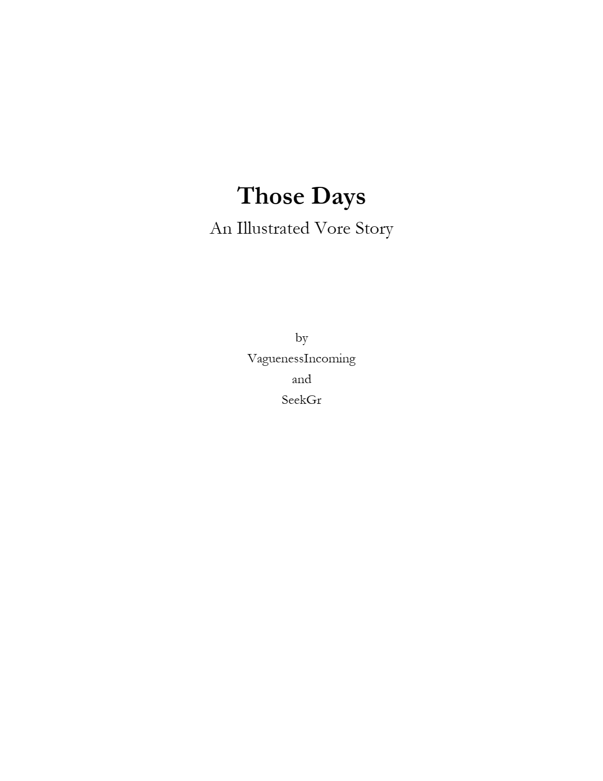 Those Days page 2 full