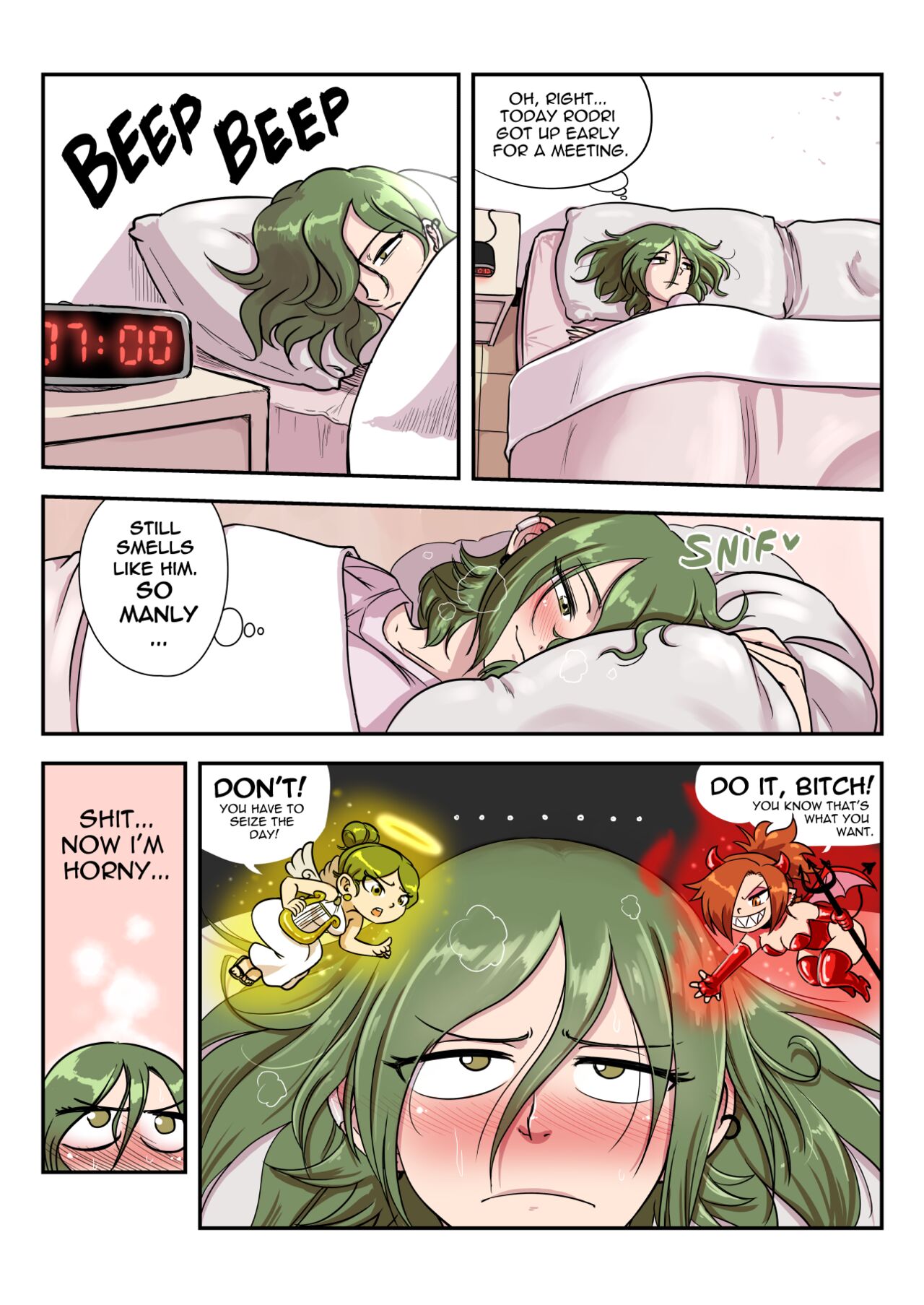 Minicomic "Tócate" page 1 full