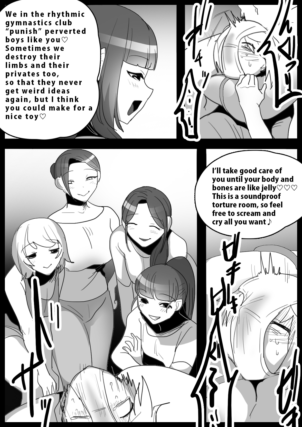 I Joined My Crush's Gymnastics Team and Became Their Punching Bag page 9 full