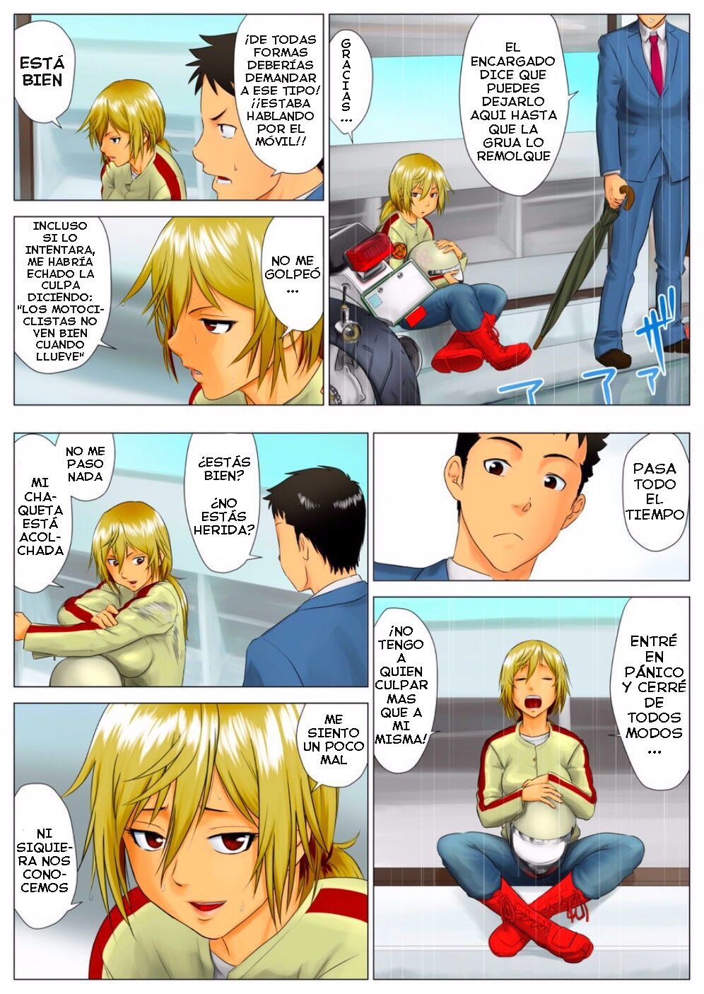 Yuuka -Tonari no Kinpatsu Musume ga Jitsu wa Otome datta Hanashi- | Yuka - Mi Peligrosa Vecina Rubia, en Realidad era Virgen page 10 full