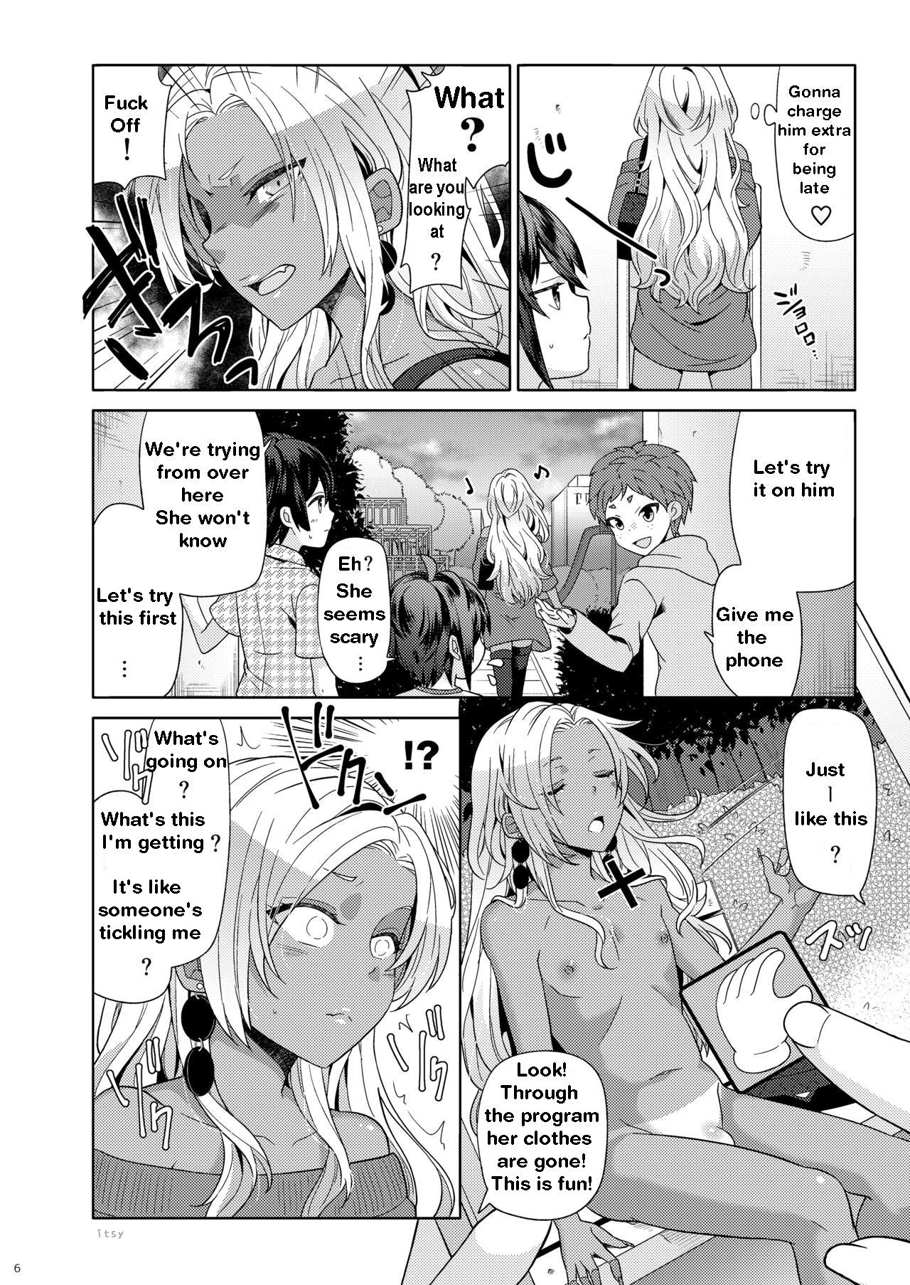 Josou Gal Otoko-kun ni Appli de Ecchi na Itazura Shite Mita 2 | The Prank App 2 page 4 full