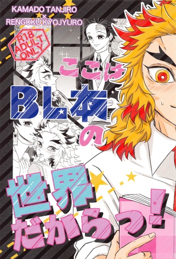Koko wa  BL Hon no Sekai dakara! cover