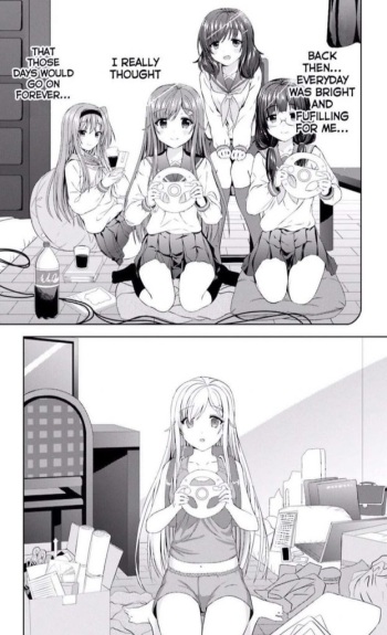 Anime Yuri Schoolgirls cover