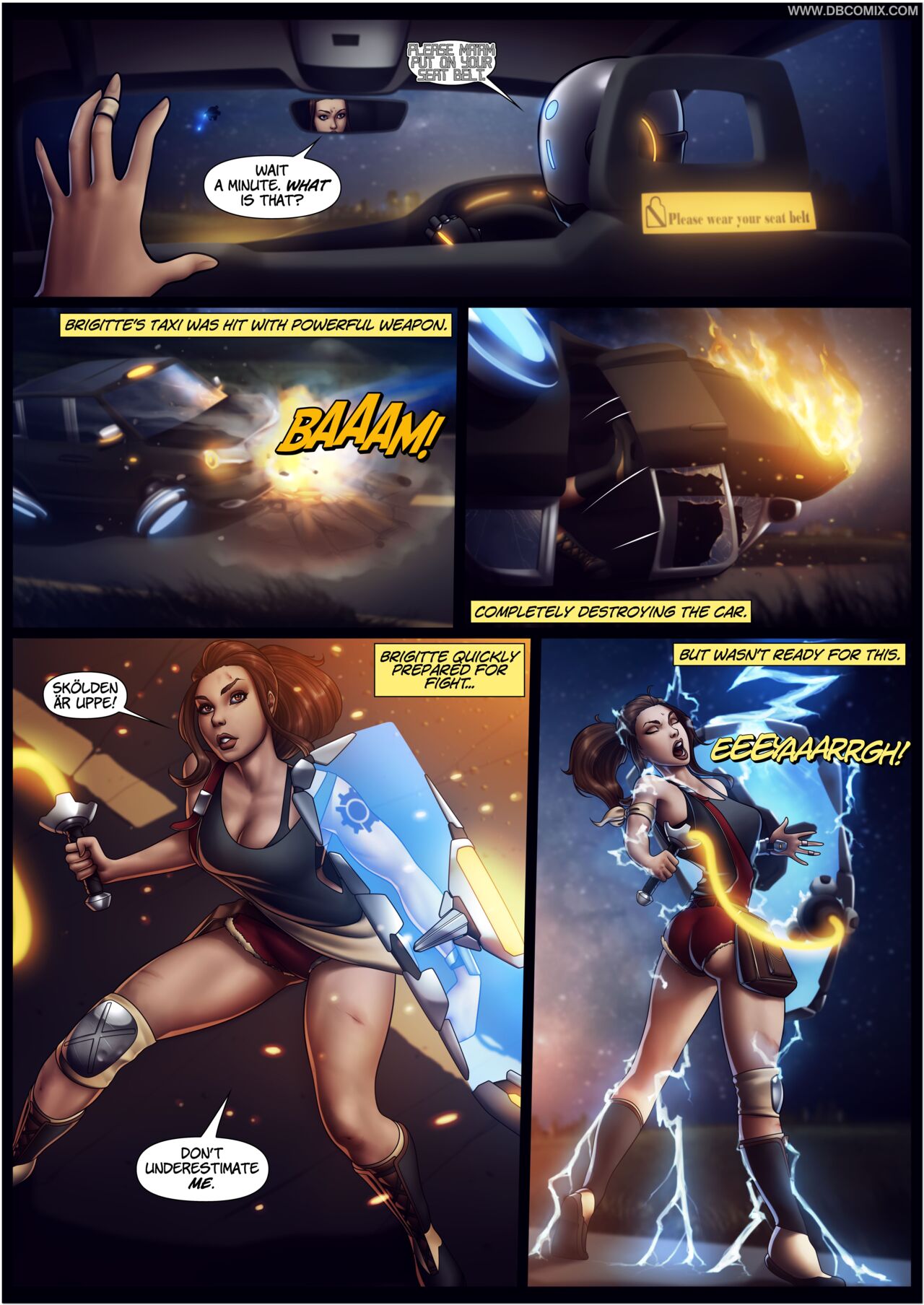 DBComix - Afterwatch 2 Tracer &amp; Brigitte page 9 full