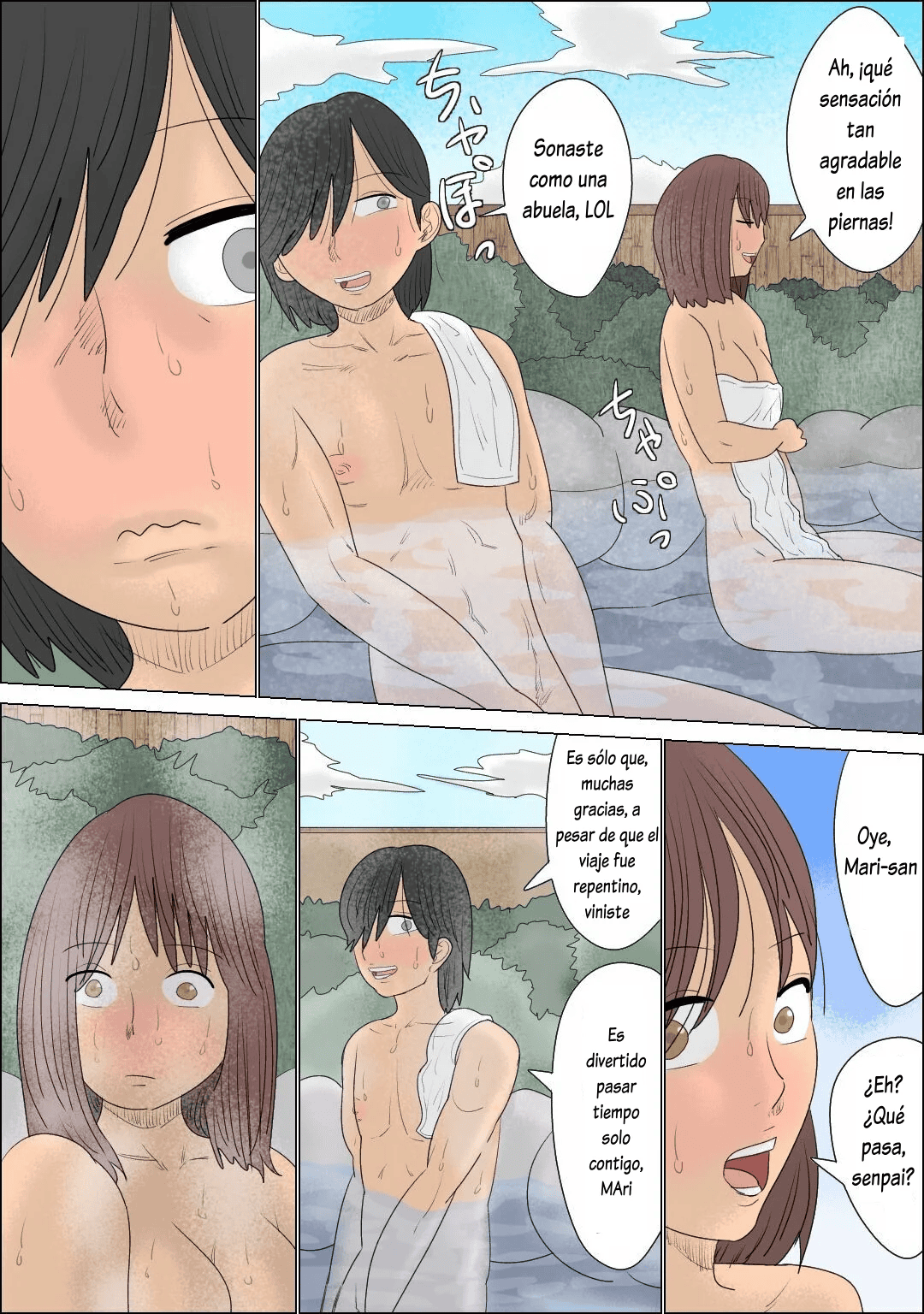 Kanojo no Mae de Yuna-tachi ni Osowareta Onsen Ryokou | Enfrente de ella, fui atacado por dos mujeres durante un viaje a las aguas termales page 5 full