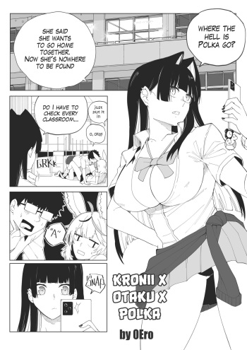 Kronii x Otaku x Polka cover
