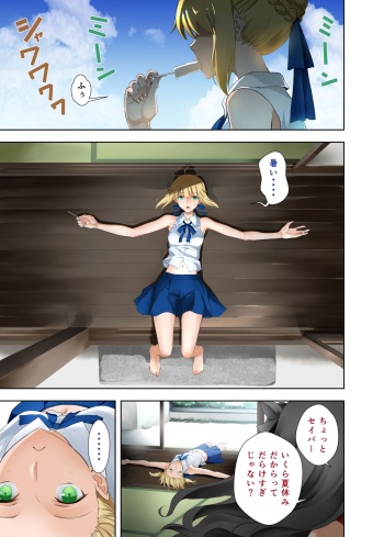 Saber's summer vacation cover