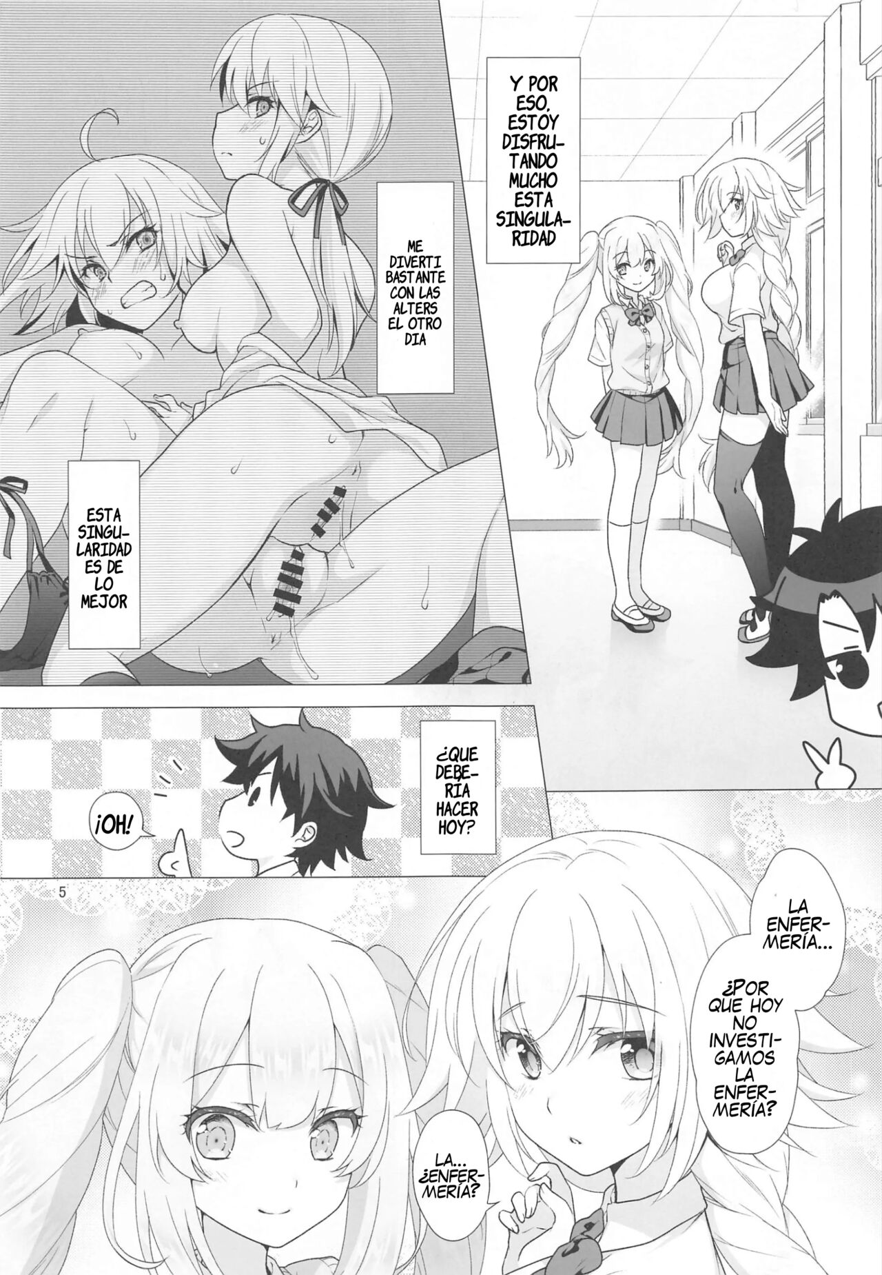 CHALDEA GIRLS COLLECTION Jeanne &amp; Marie Motto Seifuku H Shimakuru Hon page 4 full