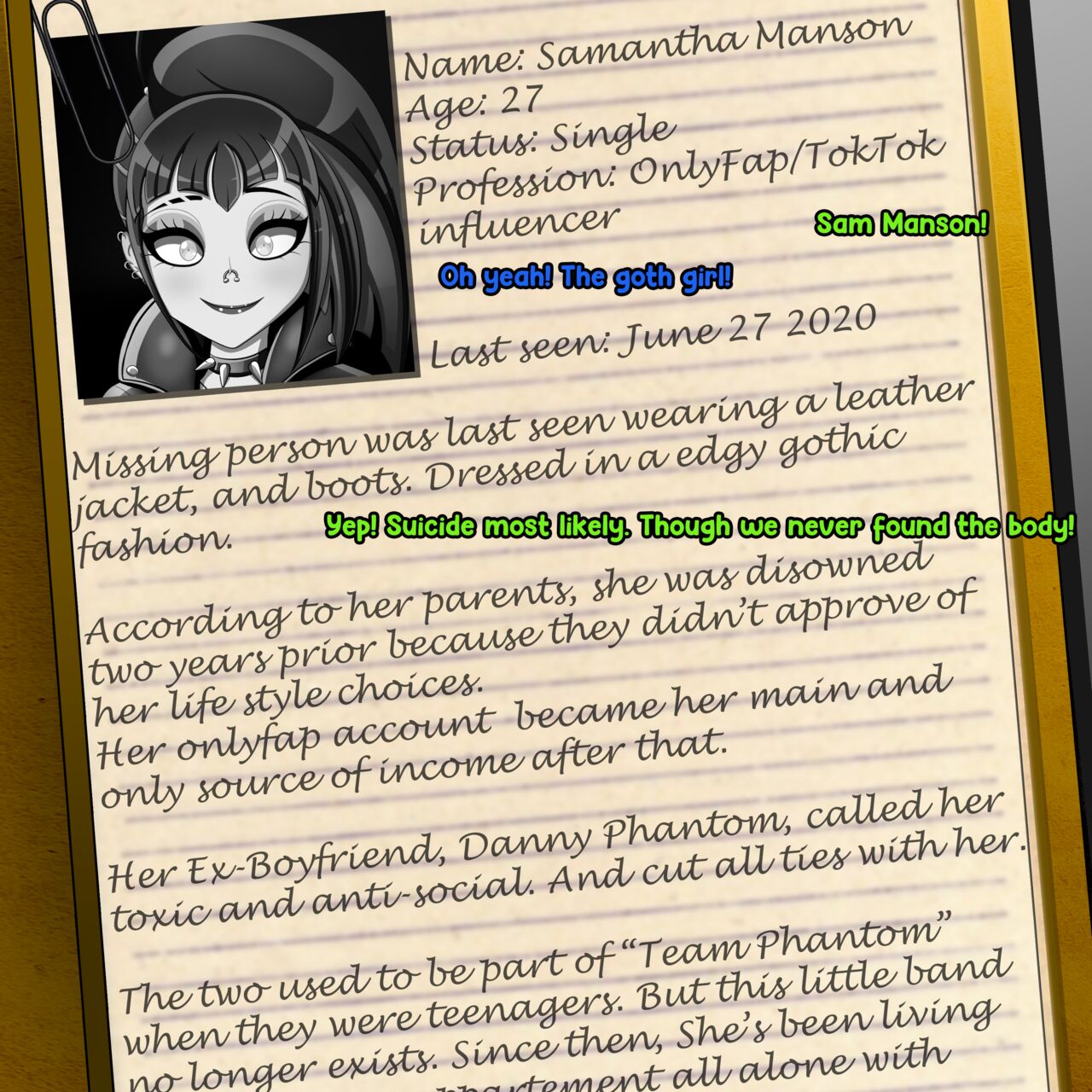 Sam Story page 2 full