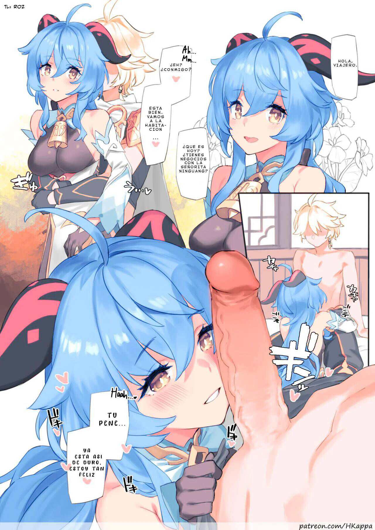 Kanu-chan ni Amaeru o Manga | Fawning on Ganyu page 1 full