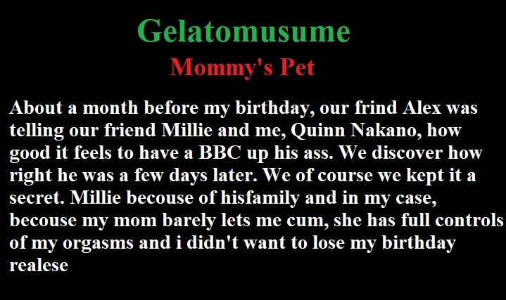 My Gelatomusume Story Tribute page 1 full