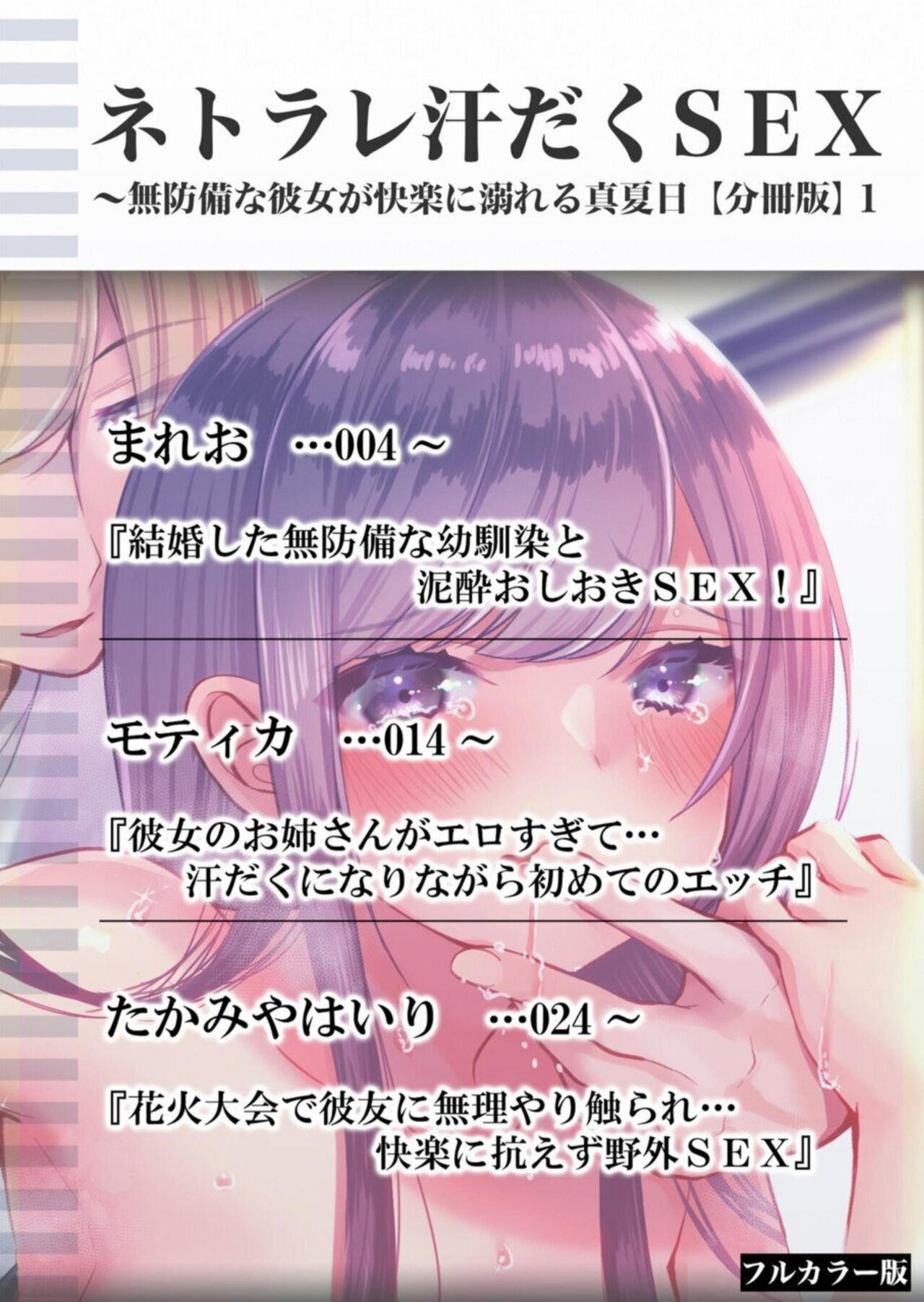 Netorare asedaku SEX ~ Mubōbina Kanojo ga Kairaku ni Oboreru Manatsu-bi 1 page 2 full