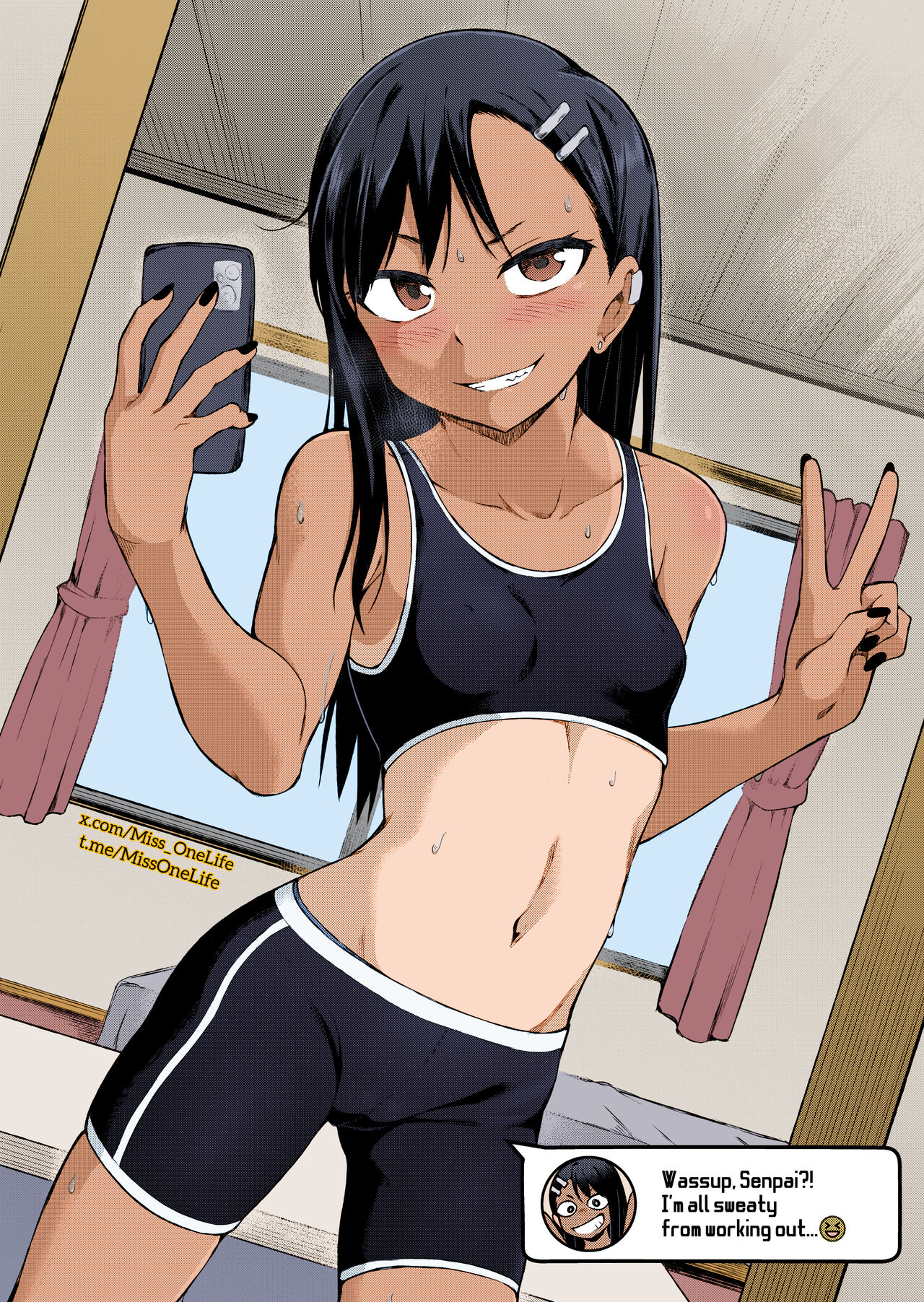Nagatoro's Selfie Whore Diary page 1 full