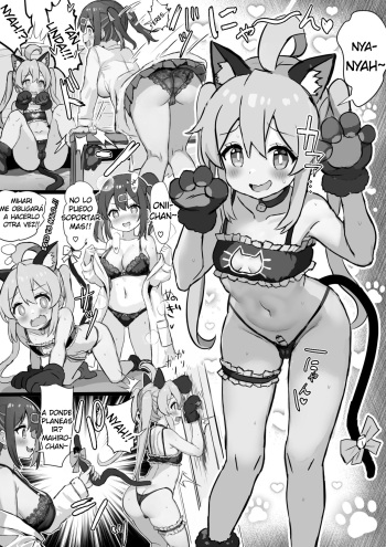 Neko Lingerie Mahiro-chan o Shiboritoru Imouto no Mihari-chan cover