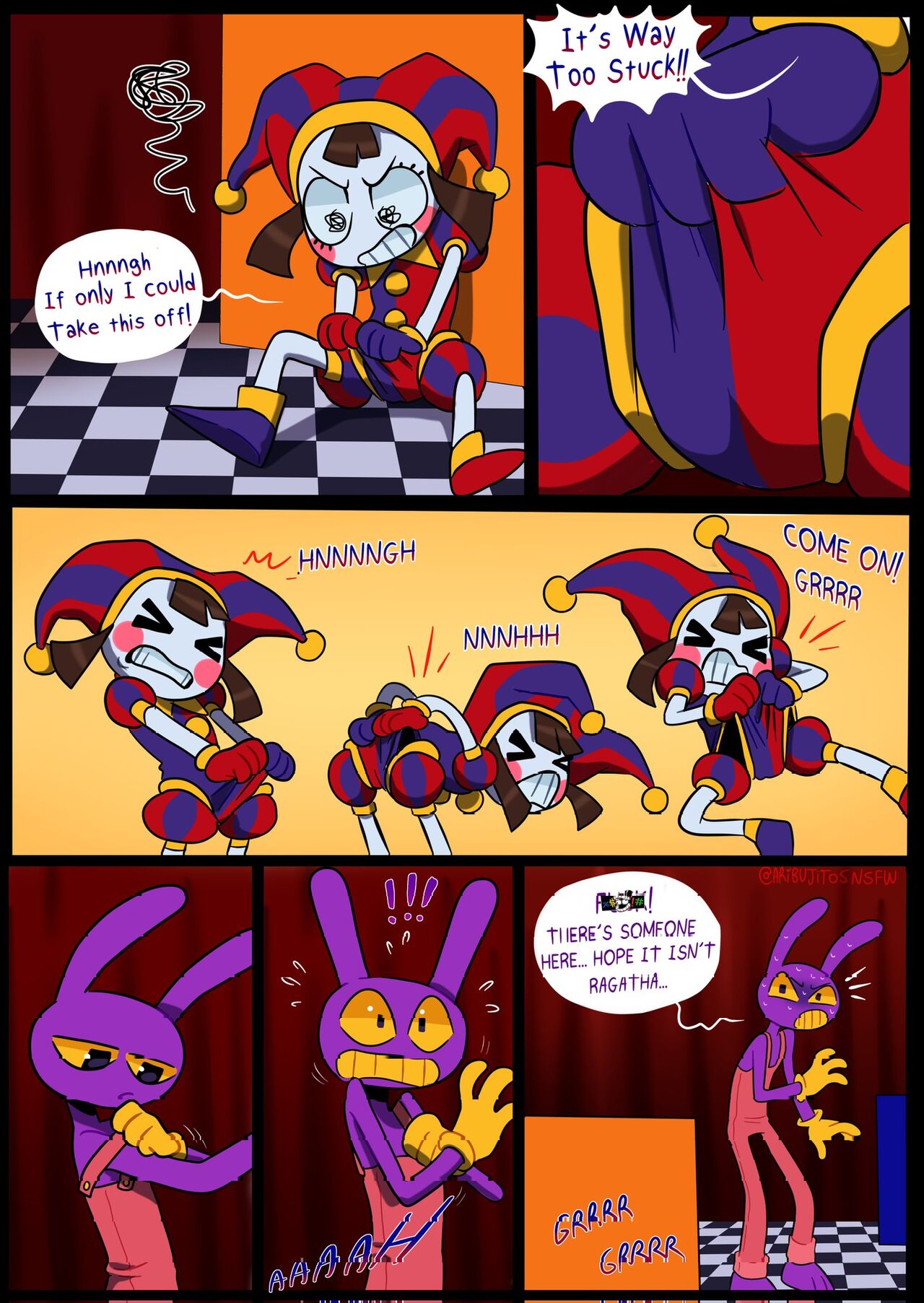 Pomni &amp; Jax  English page 9 full