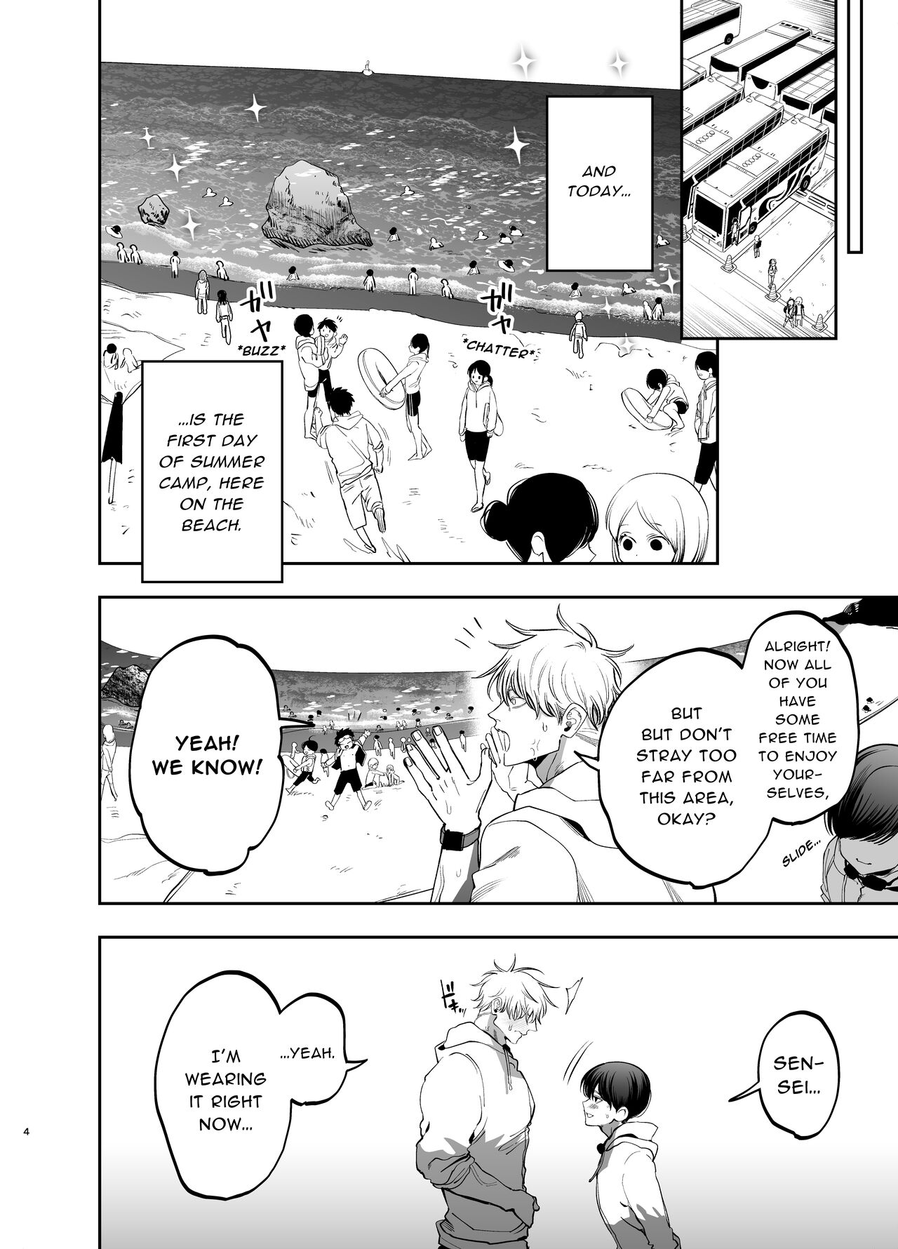 Kyokon Sugiru Oshiego ni Choukyou Sarete Ketsuman Dorei ni Narimashita ~Dokidoki Rinkai Gakkou Hen~ | Sexually Trained By My Excessively Big Dicked Student ~Thrilling Seaside School Trip~ page 3 full