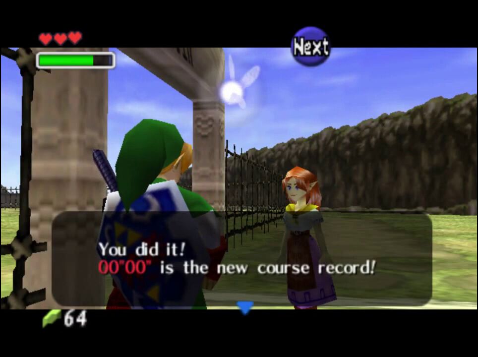 Malon's Reward For Winning Horse Race Minigame page 1 full