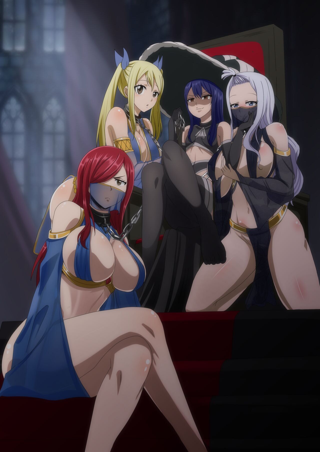 Fairy Tail -Queen Of The Slut- page 2 full