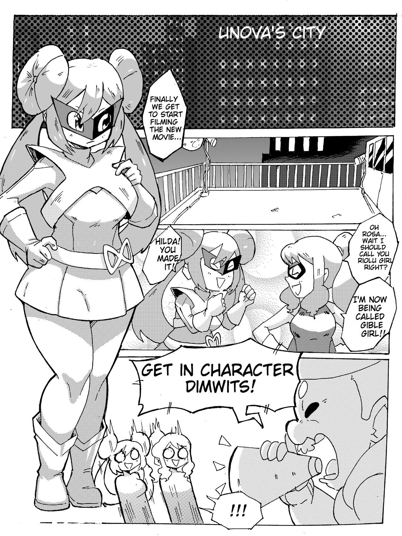 Riolu Girl &amp; Gible Girl: Pound Town page 3 full