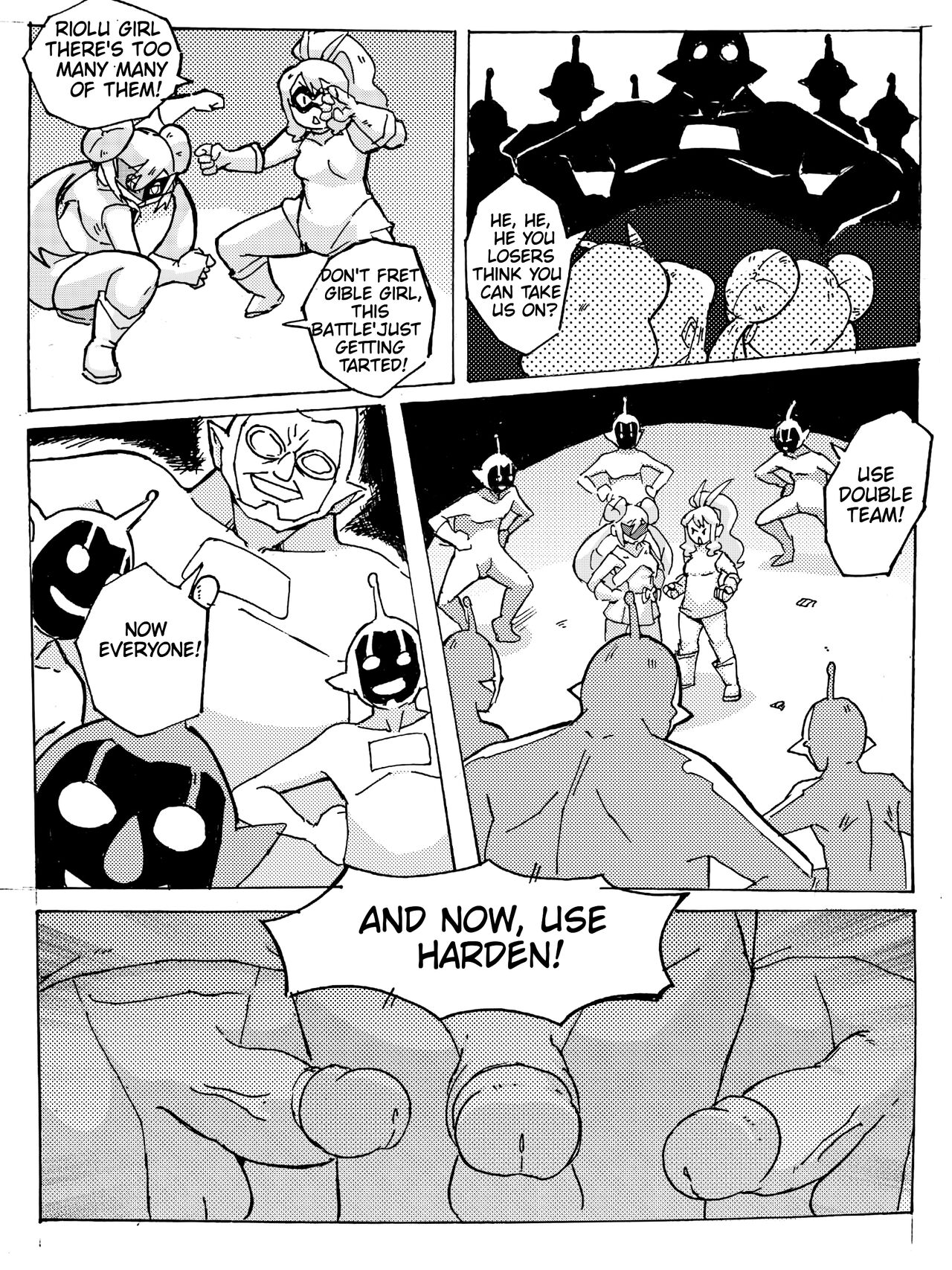 Riolu Girl &amp; Gible Girl: Pound Town page 4 full