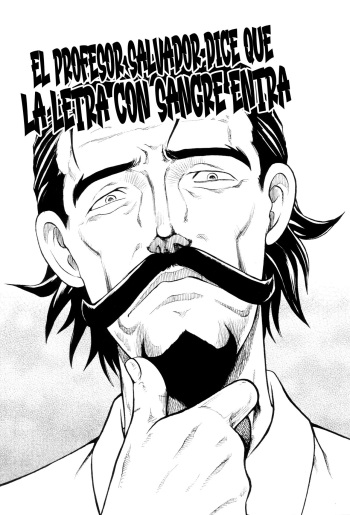El Profesor Salvador Dice Que La Letra Con Sangre Entra cover
