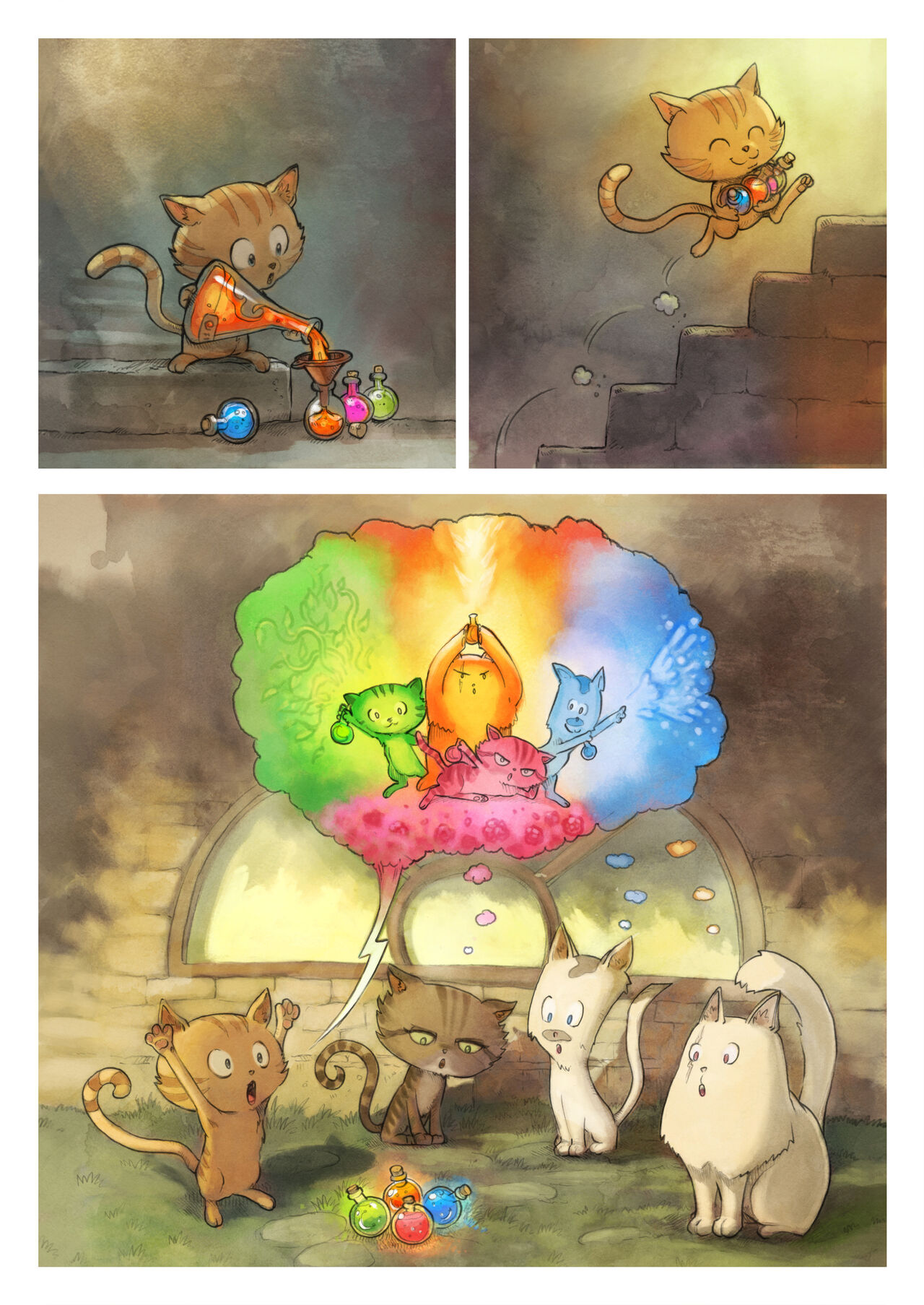 Pepper&amp;Carrot Episode 2: Rainbow Potions page 3 full
