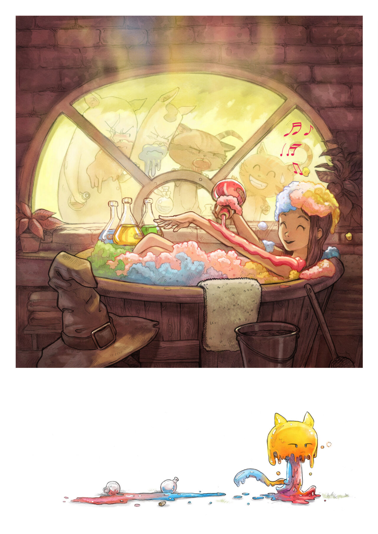 Pepper&amp;Carrot Episode 2: Rainbow Potions page 5 full