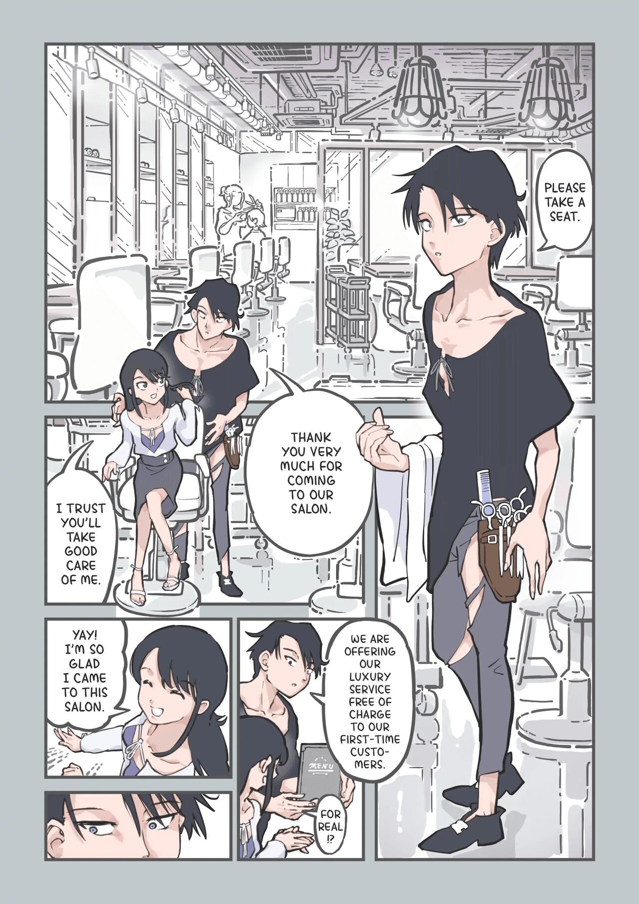 Kokotte Hair Salon desu yo ne!? | This is a Hair Salon, Right?! page 5 full