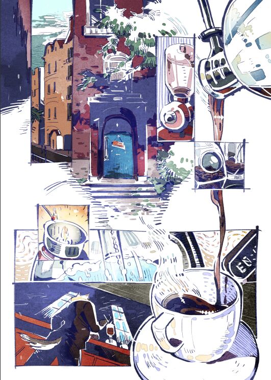Wolf &amp; Bear &amp; Cafe // Fox &amp; Tiger &amp; Cup Noodles page 4 full