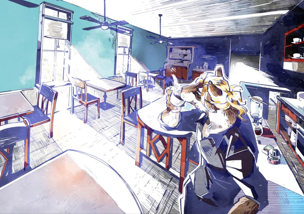 Wolf &amp; Bear &amp; Cafe // Fox &amp; Tiger &amp; Cup Noodles page 5 full
