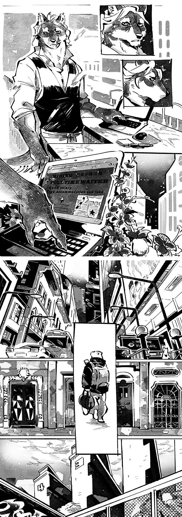 Wolf &amp; Bear &amp; Cafe // Fox &amp; Tiger &amp; Cup Noodles page 8 full