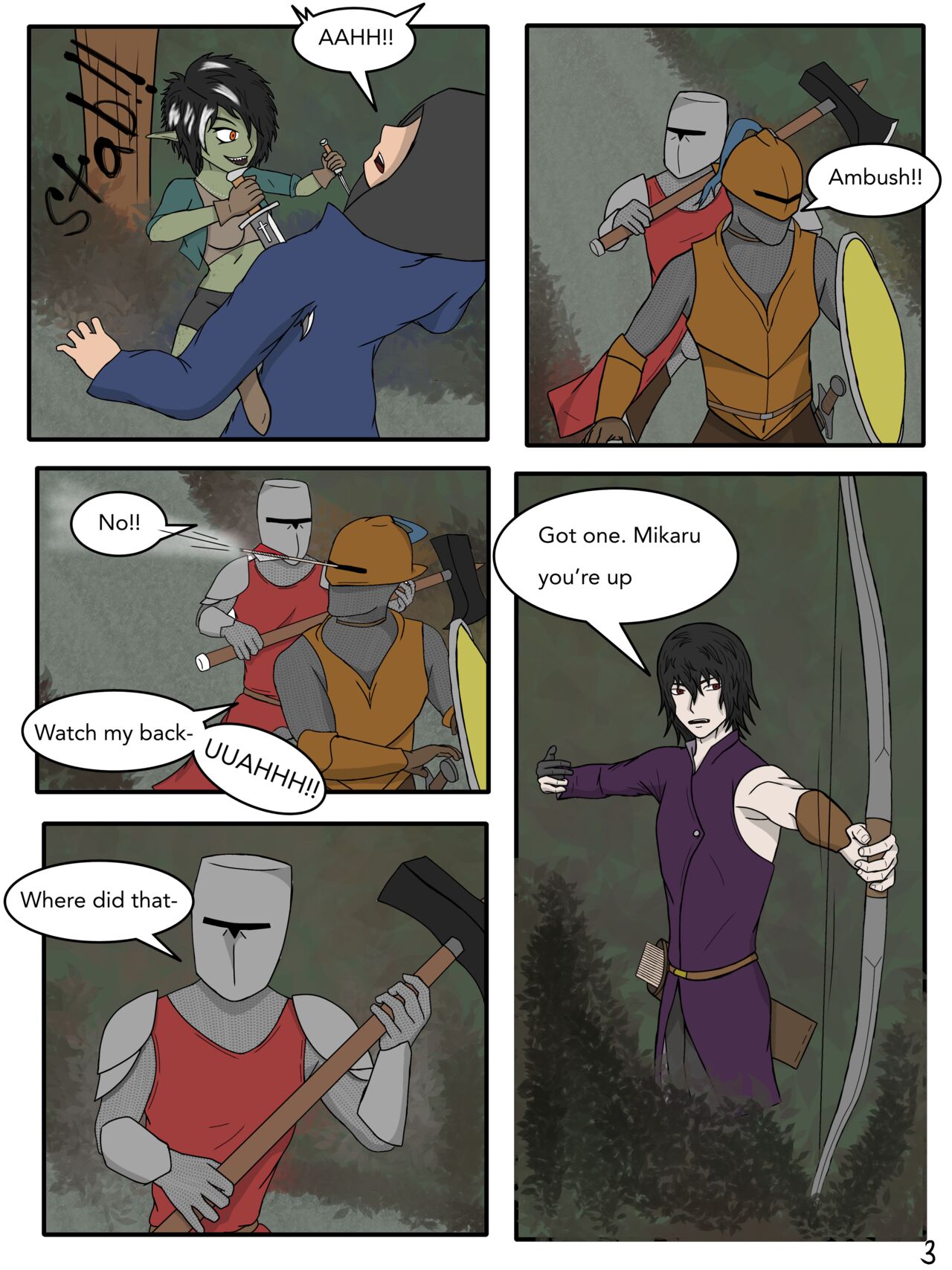 Three's Company- D&amp;D One Shot Part 1 page 4 full