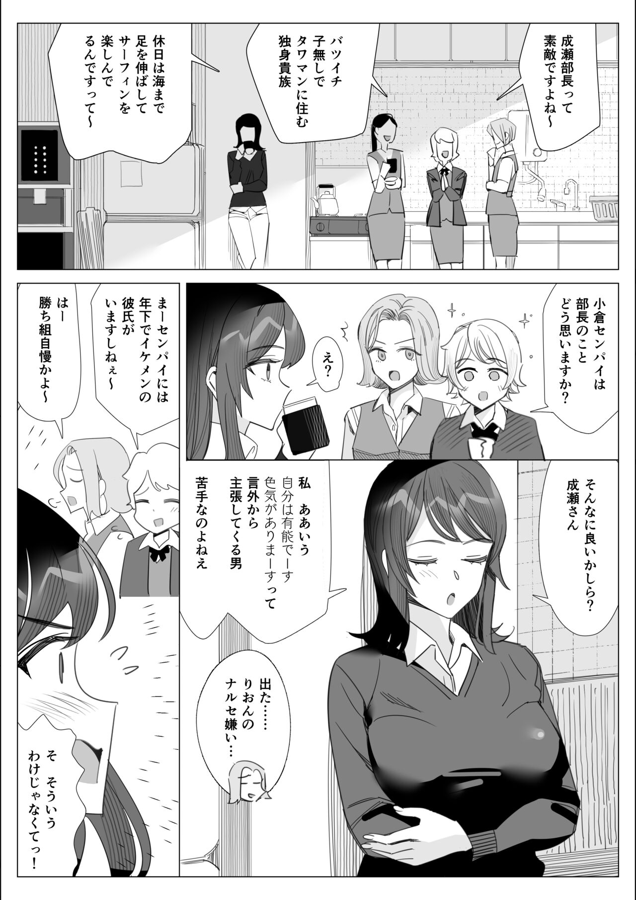 プライドの高いキャリア女子がバツイチ不良上司に寝取られる話 page 4 full