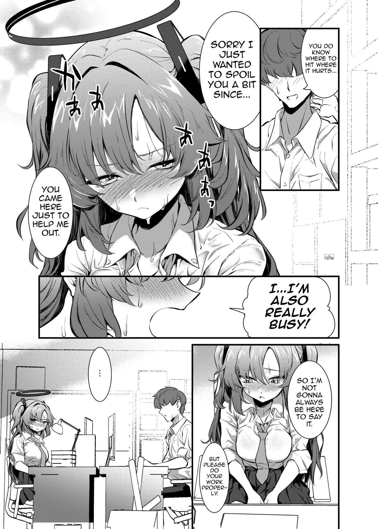 Bishonure Yuuka to Asedaku Ecchi | Sweaty sex with Yuuka page 4 full
